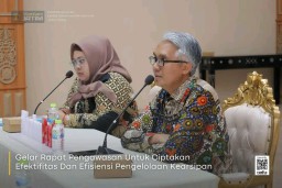 Gelar Rapat Pengawasan Untuk Ciptakan Efektifitas Dan Efisiensi Pengelolaan Kearsipan