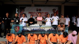 Polres Jember Berhasil Ungkap Pengiriman Ratusan Ribu Butir Okerbaya, 8 Tersangka Diamankan