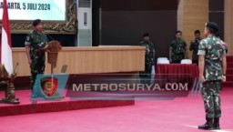 22 Perwira Tinggi TNI Naik Pangkat, Taufik Budi Santoso Resmi Sandang Bintang Dua Emas di Pundak