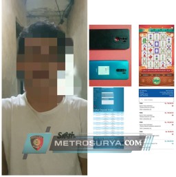 Terjerumus Judi Online Karyawan Cleaning Servis Digelandang Polisi
