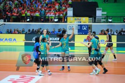Kembali ke Jalur Kemenangan, Jakarta Electric PLN Tekuk Pertamina Enduro 3-1 di Final Four Proliga 2024