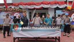 Hendak Tawuran Sembilan Remaja Kelompok Gangster Diamankan Polisi