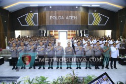 Jelang Pilkada, Kaops NCS Polri Beri Arahan di Polda Aceh: Junjung Tinggi Persatuan dan Kesatuan Bangsa