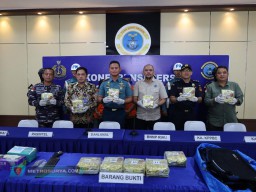 TNI AL BERHASIL GAGALKAN PENYELUNDUPAN LEBIH DARI 11KG NARKOBA JENIS SABU SENILAI 41 MILYAR