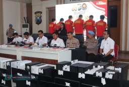 Judol Beromzet Millyaran Rupiah Kembali Dibongkar Polrestabes Surabaya