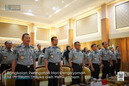 Rangkaian Peringatan Hari Pengayoman ke-79 Resmi Dibuka oleh Menkumham