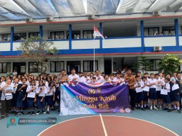 Kembali Gelar Minggu Kasih, Polda Bali Serap Aspirasi Gen Z, Siswa Kalam Kudus