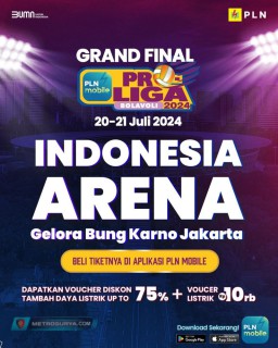 Jangan Sampai Kehabisan! Tiket Grand Final Proliga 2024 Bisa Dibeli Lewat Aplikasi PLN Mobile