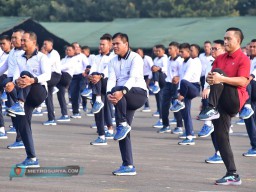 JALIN SINERGITAS, KASAL AJAK PEJABAT PT. PERTAMINA OLAHRAGA BERSAMA DI SARANG PETARUNG MARINIR CILANDAK