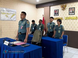 LANUDAL KUPANG IKUTI VICON SOSIALISASI BATAS KONTROL RUANG UDARA