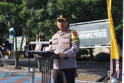Waka Polres Majalengka Kompol Asep Agustoni Pimpin Apel Pagi di Polres Majalengka