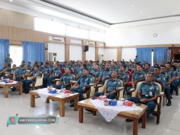 DANLANTAMAL V Ikuti Jam Komandan Pangkoarmada II Secara Virtual