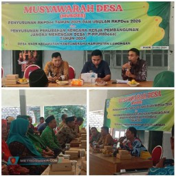 Musyawarah Desa ( MUSDES ) MAOR Kecamatan Lamongan