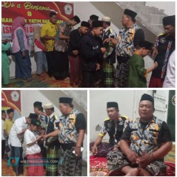 Jum'at Berkah, LSM GMBI Distrik Gresik Undang Puluhan Anak Yatim, Piatu dan Dhuafa