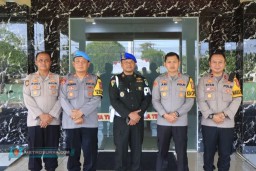 Kapolres Jalin Silaturahmi Dengan Dan Subdenpom III/3-3 Indramayu