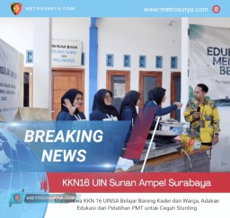 Mahasiswa KKN 16 UINSA Belajar Bareng Kader dan Warga, Adakan Edukasi dan Pelatihan PMT untuk Cegah Stunting