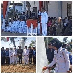 Camat Suwanto Sastrodiharjo Pimpin Upacara, Peringati Hari Proklamasi Kemerdekaan Bangsa Indonesia ke-79