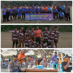 Senyemarakkan HUT Ke- 79 Babinsa Babinkantipmas dan Pemdes Pacing Sehat.