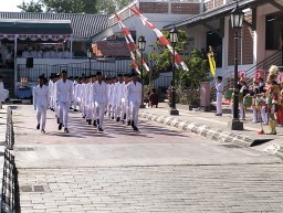Peringati HUT RI Ke-79, Kecamatan Lasem Gelar Upacara Bendera di Alun-Alun Kota Pusaka Lasem