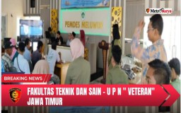 Fakultas Teknik dan Sain U P N " VETERAN" Jatim Kenalkan 2 Inovasi pemanfaatan Limbah.