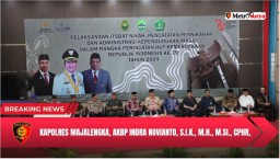 Kapolres Majalengka Hadiri Pelaksanaan Itsbat Nikah Massal di Islamic Center Majalengka