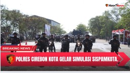 Hadapi Pilkada 2024, Polres Cirebon Kota Gelar Simulasi Sispamkota