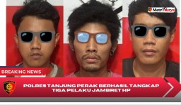 Respon Cepat Polres Tanjung Perak Berhasil Mengamankan Komplotan Jambret HP Milik Mahasiswa