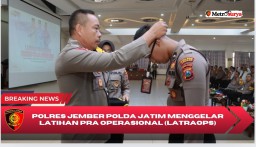 Polres Jember Gelar Latihan Pra Operasional Mantap Praja Semeru 2024 Siapkan Pengamanan Pilkada