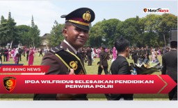 Ipda Wilfridus Selesaikan Pendidikan Perwira Polri