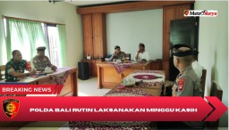 Polda Bali Rutin laksanakan Minggu Kasih Bertempat di LPD Desa Adat Kediri