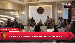 Kapolda Bali Kunjungi Kodam IX/Udayana Dalam Rangka Silahturahmi