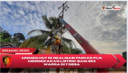 Momen HUT RI, Realisasi PMN ke PLN Merdekakan Listrik Bagi 953 Warga di 7 Desa Pelosok Bengkayang, Kalbar