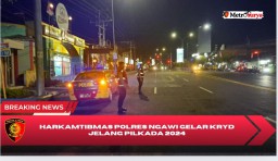 Harkamtibmas Polres Ngawi Gelar KRYD Jelang Pilkada 2024