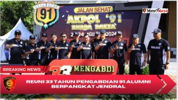 Reuni 33 Tahun Pengabdian, Ketua Bhara Daksa Bersyukur Ada 91 Alumni Sudah Berpangkat Jenderal
