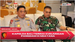 Kapolda Bali Terima Kunjungan Pangdam IX/udayana