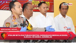 Polres Batu Ungkap Home Industri Minuman Beralkohol Ilegal di Junrejo
