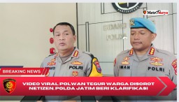 Video Viral Polwan Tegur Warga Disorot Netizen, Polda Jatim Beri Klarifikasi