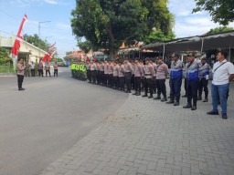 Ratusan Polisi Disiagakan Amankan Pendaftaran Paslon Pilbup Jombang 2024