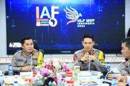 Kabaharkam Polri Cek Posko 91 Command Center Nusa Dua dan Berikan Arahan Kasatgas Ops Puri Agung II-2024
