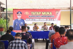 Kunjungi Polsek, Ini Pesan Kapolres Indramayu Jelang Pilkada