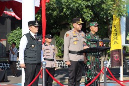 Kapolres Majalengka Pimpin Apel Gelar Pasukan Operasi “Mantap Praja Lodaya 2024”
