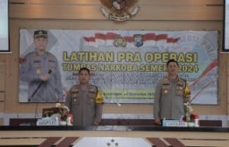 Polres Lamongan Akan Laksanakan Gelar Operasi Tumpas Narkoba Semeru 2024