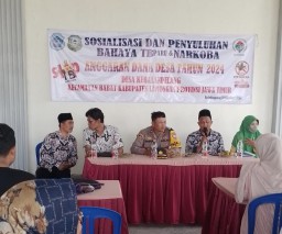 Sosialisasi Penyuluhan Bahaya TB Paru serta Narkoba, dan Kegiatan Posyandu di Desa Kebalanpelang