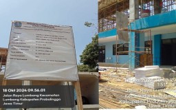 Dugaan Penyimpangan Proyek Pembangunan SMK Negeri Lumbang, Probolinggo
