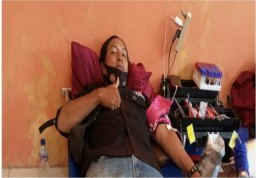 Kegiatan Donor Darah di Desa Cisaat Kecamatan Waled: Membangun Kepedulian Sosial.