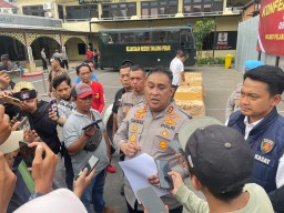Dalam Dua Pekan Polres Pelabuhan Tanjung Perak Amankan 22 Tersangka Kasus Judol, TPPO dan TPPA.