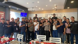 Polrestabes Surabaya Bersama Pemimpin Redaksi Bersinergi Jaga Kondusifitas Pilkada 2024