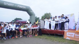 Event Lari Spirit Run & Charity 2024 Bersama Jago Bahasa x ICONNET Di Kampung Inggris Pare