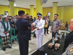 Dedi Suandi Resmi Jabat Kuwu PAW Desa Waled Desa Kecamatan Waled