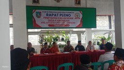 Rapat Pleno Penetapan Calon KDAW Desa Karobelah Mojoagung